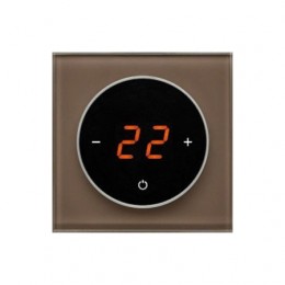 Терморегулятор для теплого пола DeLUMO Takto 7013 (натуральный коричневый)
