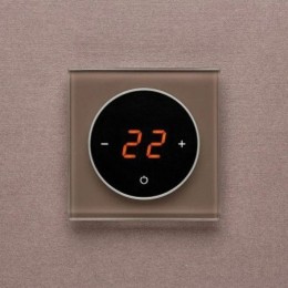 Терморегулятор для теплого пола DeLUMO Takto 7013 (натуральный коричневый)